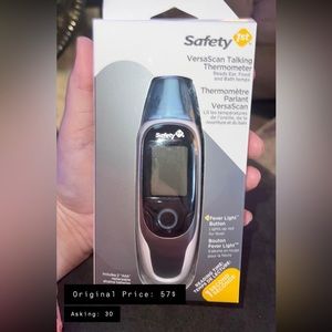 Safety first versascan talking thermometer